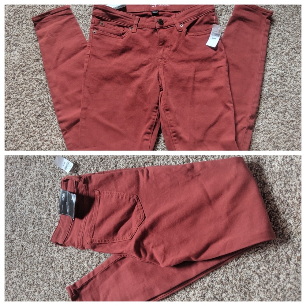 NWT Reddish Orange Skinny Jeans